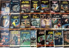 lot 22 livres ANTICIPATION fusée parmi les n°211 à 311