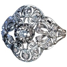 Bague fiançailles ancienne - bague,