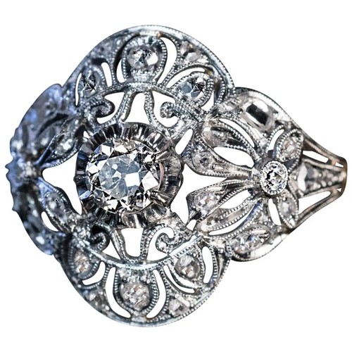 Bague fiançailles ancienne - fiançailles,