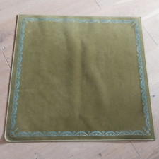 Ancien  Grand Tapis de Cartes de Luxe en Velours Poker Bridge... 75 / 75 cm