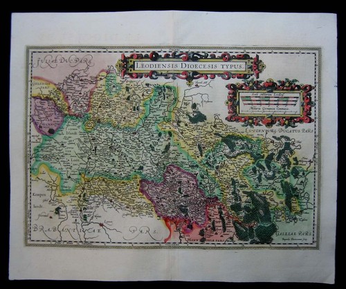 1607 original antique mercator - 1607,