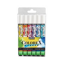 [417411] Pébéo Set 12 marqueurs essentiels Colorex