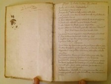 livre ancien - manuscrit , Catéchisme  français ca XVIIIe - 1700/1800