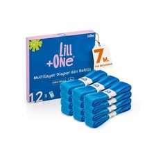 12 Recharges UNIVERSELLLES Poubelles à Couches EXTRA LONGUES 7 Pli Anti-Odeur...