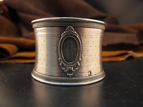 Rond serviette argent - de,