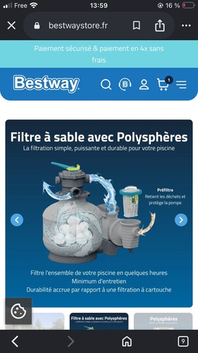 Bestway pompe sable - À,