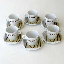 6 grandes Tasses à Chocolat