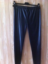 Pantalon noir enduit