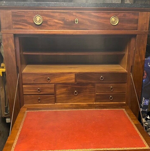 Meuble bureau abattant en - meuble, à
