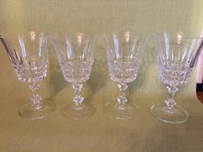 4 verres à eau TUILERIES