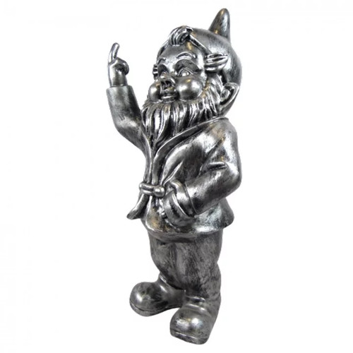 Statue résine nain - résine, doigt