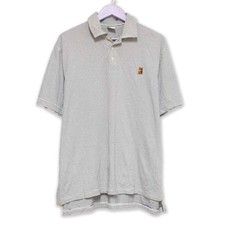 Polo Nike Vintage Rayé Blanc