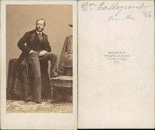 Disdéri, Paris, Charles Angélique, baron de Talleyrand-Périgord CDV vintage albu