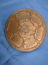 médaille bronze calendrier 1964.