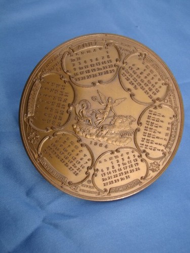 Médaille bronze calendrier - médaille,