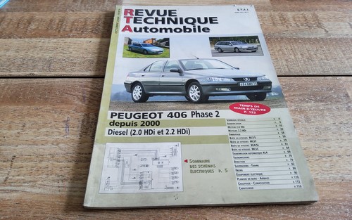 Revue technique peugeot 406 - peugeot,