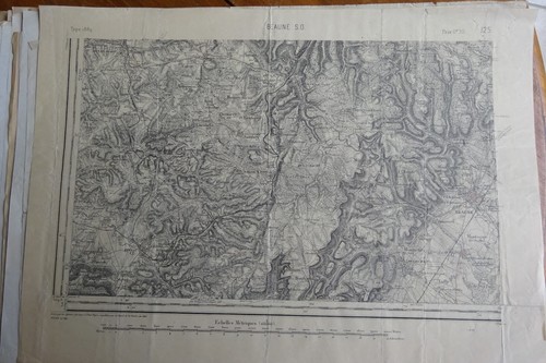 Carte etat major xixè - carte,