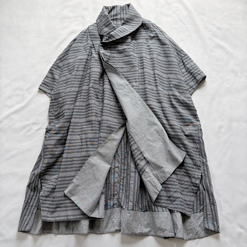 Manteau long design coton