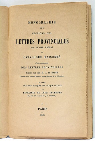 Livre ancien basse catalogue - livre,