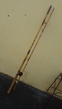 Canne pêche bambou vintage maniry 2.5 m 2 brins moulinet pratic