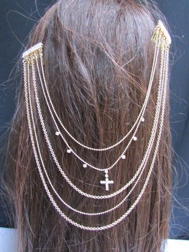 Femme épingles cheveux croix - Épingles,