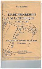 ETUDE PROGRESSIVE DE LA