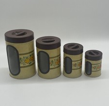 BOITE GIGOGNE EN METAL VINTAGE LOT DE 4 BOITES POTS