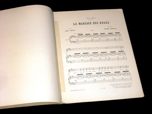 Mariage des roses partition - mariage,