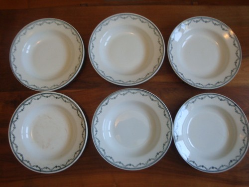 Assiettes creuses dinoise - assiettes,