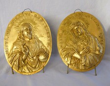 Plaques de dévotion en bronze