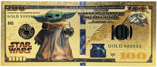 Billet plaqué 24k de - en,