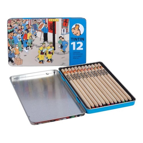 Boîte métal tintin avec - en,