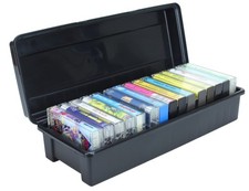 ALPHA USA Classeur VINTAGE cassettes boîte pour 15 Audio (Réf#G-329)