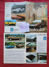 N° 4825 / DE TOMASO PANTERA GTS / dépliant english Francais italiano deutch 1984