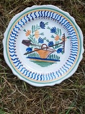 Ancienne assiette terre cuite