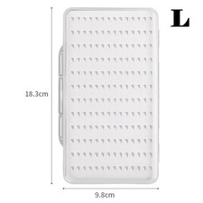 Boîte à mouches de pêche PP Slim Tackle transparente boîte étanche transpar