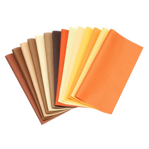 14pcs tissu coton uni - 14pcs,