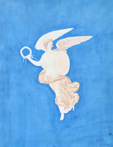 Aquarelle 1798 allegorie la - 1798,