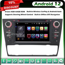 8-Cœurs DAB+ Android 14 Autoradio BMW 3 Série E90 E91 E92 E93 M3 CarPlay BT 5.0