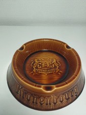 Cendrier Kronenbourg marron vintage Sarguemines