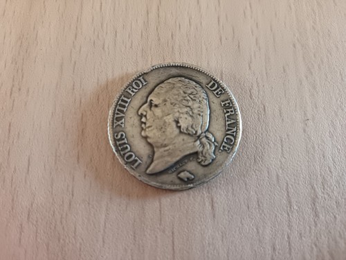 Piece argent francs - argent, louis