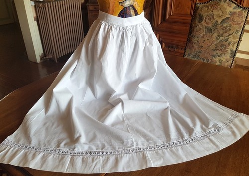 Tablier coton blanc - tablier, en