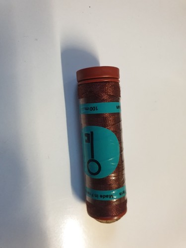 Tubino fil coton dmc marron - fil,