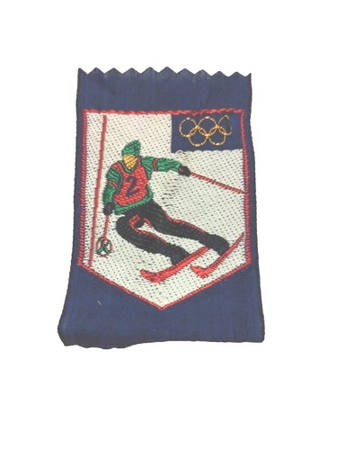 écusson tissé ski alpin - Écusson,