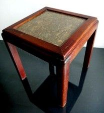 Socle en bois et pierre de