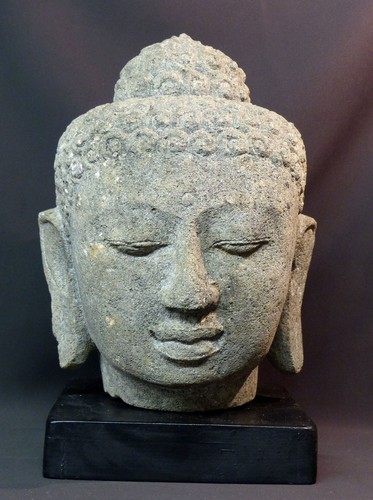 Aaancienne tête bouddha - aaancienne,