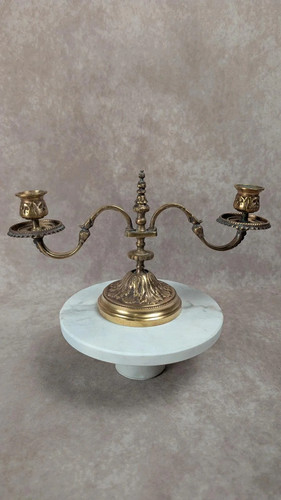 Ancien bougeoir double - , en