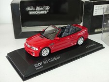 BMW M3 CABRIOLET E46 2001 Rouge MINICHAMPS 1:43