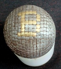 Superbe Boule Lyonnaise Bicolore Cloutée Ancienne