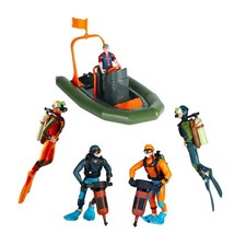 Figurines de plongeur et de